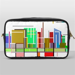 Business Finance Statistics Graphic Toiletries Bag (one Side) by Simbadda