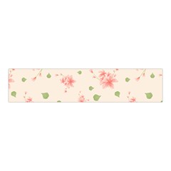 Pink Flowers Pattern Spring Nature Velvet Scrunchie by TeesDeck