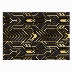 Abstract Art Deco Seamless Pattern Vector Large Glasses Cloth (2 Sides) by Sudhe