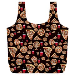 Pizza Pattern Full Print Recycle Bag (xl) by bloomingvinedesign