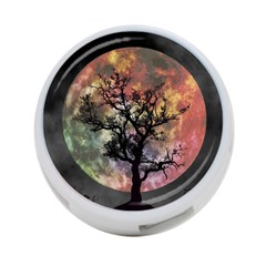 Full Moon Silhouette Tree Night 4-port Usb Hub (two Sides) by Wegoenart