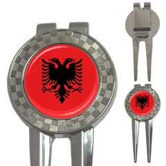 Albania Flag 3-in-1 Golf Divots by FlagGallery