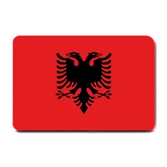 Albania Flag Small Doormat  by FlagGallery