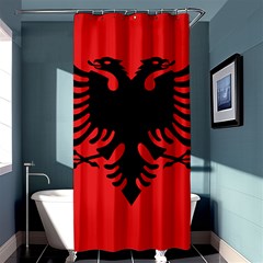 Albania Flag Shower Curtain 36  X 72  (stall)  by FlagGallery