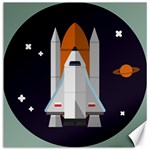 Rocket Space Universe Spaceship Canvas 20  x 20  19 x19.27  Canvas - 1