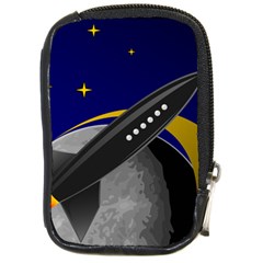 Science Fiction Sci Fi Sci Fi Logo Compact Camera Leather Case by Pakrebo