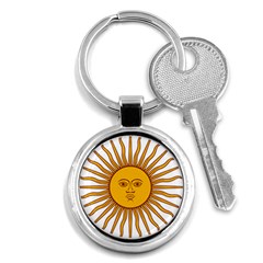 Argentina Flag Key Chain (round) by FlagGallery