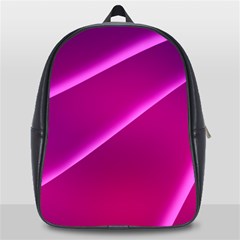 Pattern Purple Design School Bag (large) by Pakrebo