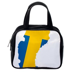 Sweden Country Europe Flag Borders Classic Handbag (one Side) by Sapixe