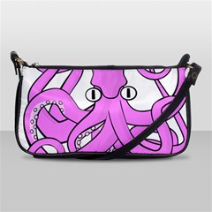 Squid Octopus Animal Shoulder Clutch Bag by Bajindul