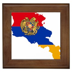 Borders Country Flag Geography Map Framed Tile by Sapixe