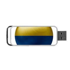 Colombia Flag Country National Portable Usb Flash (one Side) by Sapixe