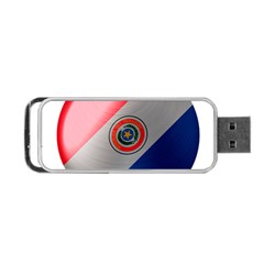 Paraguay Flag Country Nation Portable Usb Flash (one Side) by Sapixe