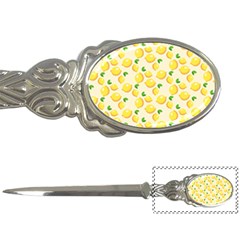 Fruits Template Lemons Yellow Letter Opener by Pakrebo