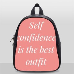 Self Confidence  School Bag (small) by Abigailbarryart