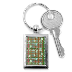 Textile Fabric Key Chain (rectangle) by HermanTelo