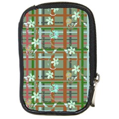 Textile Fabric Compact Camera Leather Case by HermanTelo