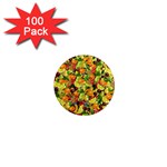 Background Pattern Structure Fruit 1  Mini Magnets (100 pack)  Front