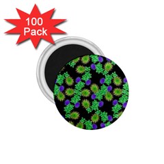 Flowers Pattern Background 1 75  Magnets (100 Pack)  by HermanTelo