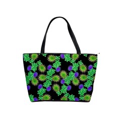 Flowers Pattern Background Classic Shoulder Handbag by HermanTelo