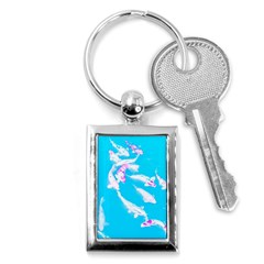 Koi Carp Scape Key Chain (rectangle) by essentialimage