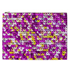 Funky Sequins Cosmetic Bag (xxl) by essentialimage