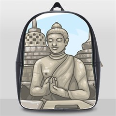 Borobudur Temple School Bag (xl) by Sudhe