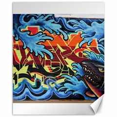 Graffiti Colourful Street Art Art Canvas 11  X 14  by Simbadda