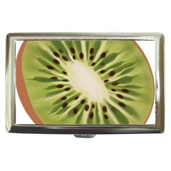 Kiwi Fruit Fresh Green Tasty Food Cigarette Money Case by Simbadda