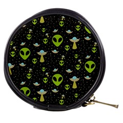 Alien Ufo Pattern Mini Makeup Bag by Vaneshart