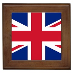 Uk Flag Framed Tile by FlagGallery