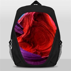 Flower Purple Petal Red Color Pink Hdr Magenta Lowerantelopecanyon Antelopecanyon Macro Photography Backpack Bag by Vaneshart