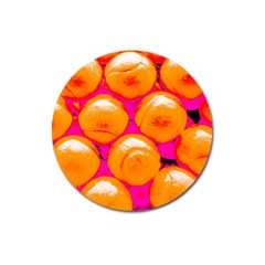 Pop Art Tennis Balls Magnet 3  (round) by essentialimage