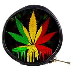 Cannabis Leaf Color Mini Makeup Bag by Vaneshart