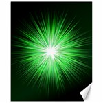 Green Blast Background Canvas 16  x 20  15.75 x19.29  Canvas - 1