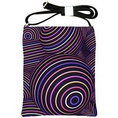 Abtract Colorful Spheres Shoulder Sling Bag by Vaneshart