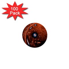 Peacock World 1  Mini Buttons (100 Pack)  by Vaneshart