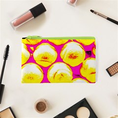 Pop Art Tennis Balls Cosmetic Bag (xs) by essentialimage