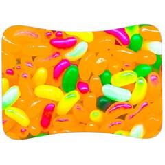 Vibrant Jelly Bean Candy Velour Seat Head Rest Cushion by essentialimage