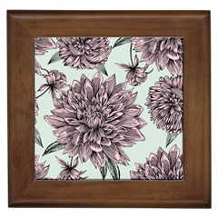 Flowers Framed Tile by Sobalvarro