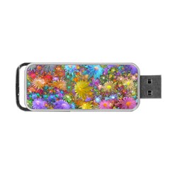 Apo Flower Power  Portable Usb Flash (two Sides) by WolfepawFractals