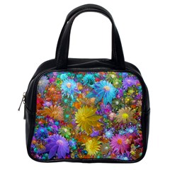 Apo Flower Power Classic Handbag (one Side) by WolfepawFractals