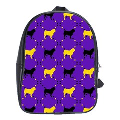 Elegant Pugs School Bag (xl) by ElegantGP