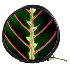 Exotic Green Leaf Mini Makeup Bag by Vaneshart