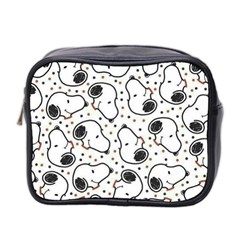 Dog Pattern Mini Toiletries Bag (two Sides) by Vaneshart