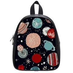 Space Galaxy Pattern School Bag (small) by Vaneshart