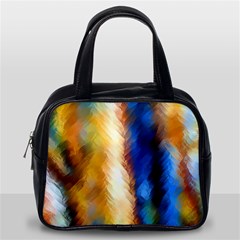 Abstract Paint Smears Classic Handbag (one Side) by Vaneshart