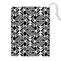 Graphic Design Decoration Abstract Seamless Pattern Drawstring Pouch (4xl) by Vaneshart