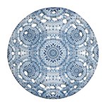 Boho Pattern Style Graphic Vector Ornament (Round Filigree) Front