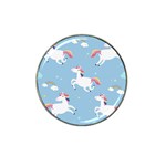 Unicorn Seamless Pattern Background Vector (2) Hat Clip Ball Marker (10 pack) Front